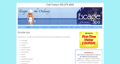 Desktop Screenshot of escapespa-norfolk.com