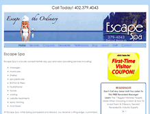 Tablet Screenshot of escapespa-norfolk.com